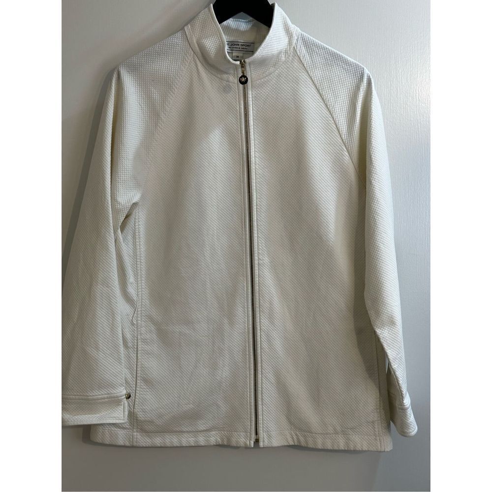 St John Sport by Marie Gray jacket Size M - off white